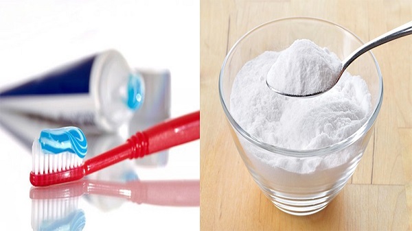 Kem đánh răng kết hợp với baking soda