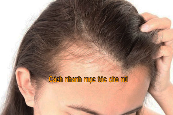 cách mọc tóc nhanh cho nữ tại nhà