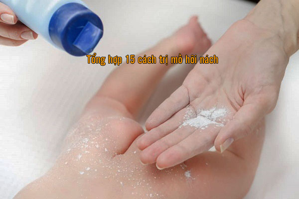 cách trị ra mồ hôi nách