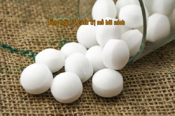 cách trị mồ hôi nách tại nhà