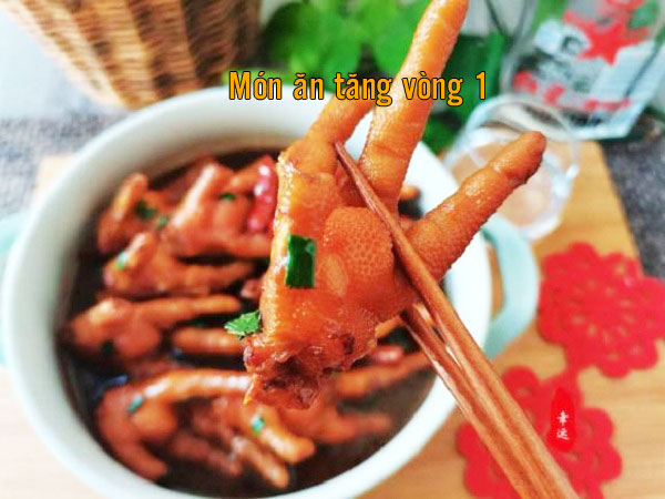 thức ăn để tăng vòng 1
