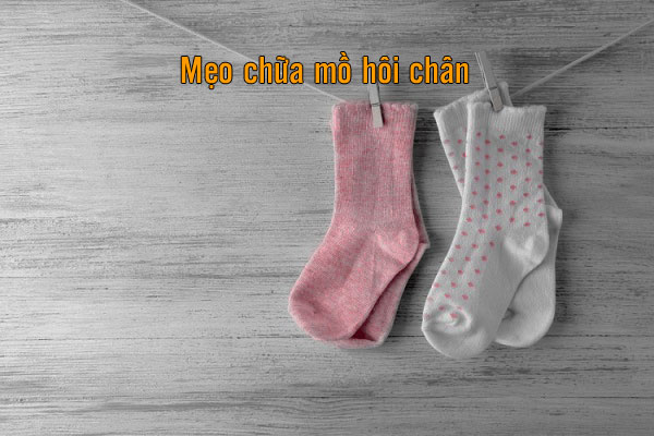 cách trị mồ hôi chân