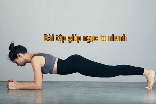 bài tập giúp ngực to