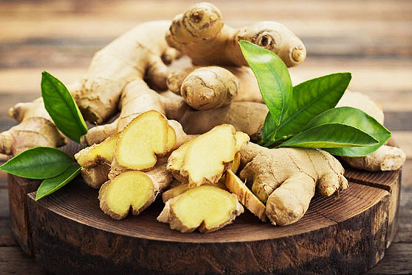 Gừng tươi giảm đau bụng