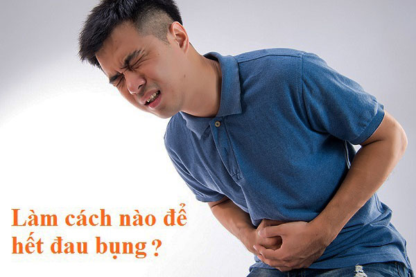 làm cách nào để hết đau bụng