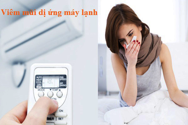 Viêm mũi dị ứng máy lạnh