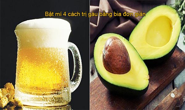 Bia kết hợp với bơ