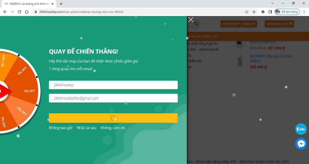 vòng quay may mắn