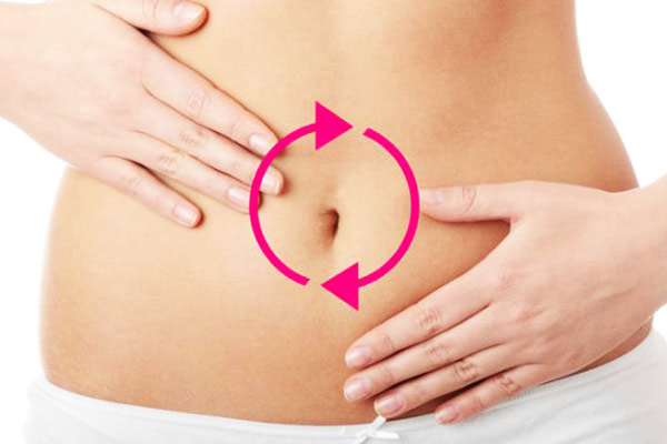 Massage vùng bụng