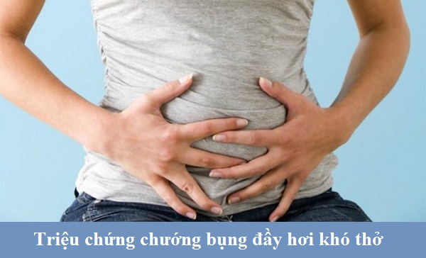 Triệu chứng chướng bụng đầy hơi khó thở