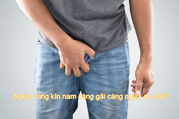 Ngứa vùng kín nam càng gãi càng ngứa