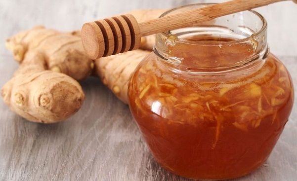 Gừng ngâm mật ong chữa đầy bụng