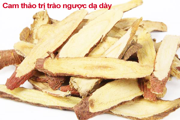 Cách trị trào ngược dạ dày bằng cam thảo